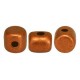 Les perles par Puca® Minos beads Copper gold mat 00030/01780